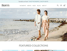 Tablet Screenshot of bornshoes.com